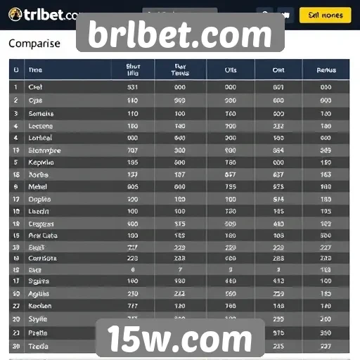Comparação de jogos disponíveis no brlbet.com